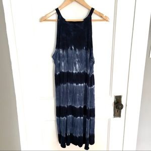 Old navy tie dye jersey swing dress L